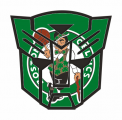 Autobots Boston Celtics logo decal sticker