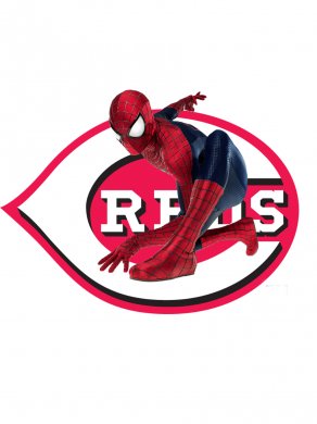 Cincinnati Reds Spider Man Logo Sticker Heat Transfer