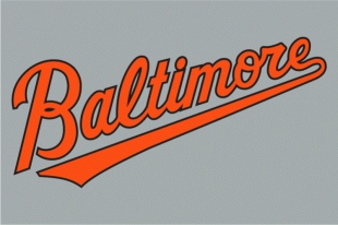 Baltimore Orioles 2009-2011 Jersey Logo Sticker Heat Transfer