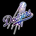 Galaxy Los Angeles Dodgers Logo Sticker Heat Transfer