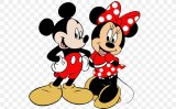 Mickey and Minnie Mouse Logo 05 Sticker Heat Transfer