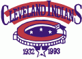 Cleveland Indians 1993 Stadium Logo Sticker Heat Transfer