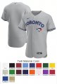 Toronto Blue Jays Custom Letter and Number Kits for Road Jersey Material Twill