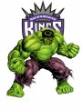Sacramento Kings Hulk Logo decal sticker