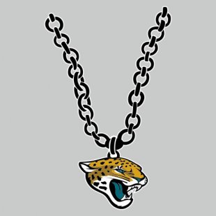 Jacksonville Jaguars Necklace logo Sticker Heat Transfer