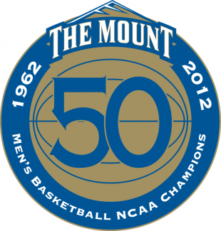 Mount St. Marys Mountaineers 2012 Anniversary Logo 02 decal sticker