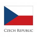 Czech Republic flag logo decal sticker