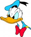 Donald Duck Logo 48 Sticker Heat Transfer