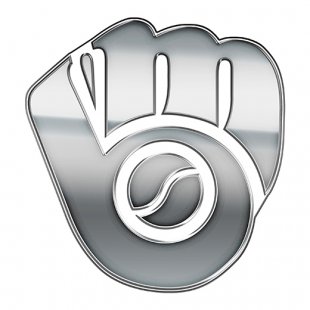 Milwaukee Brewers Silver Logo decal sticker