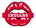 Cleveland Indians Lips Logo Sticker Heat Transfer