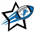 Detroit Lions Football Goal Star logo Sticker Heat Transfer