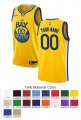 Golden State Warriors Custom Letter and Number Kits for Statement Jersey Material Twill