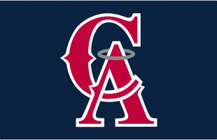 Los Angeles Angels 1993-1996 Cap Logo Sticker Heat Transfer