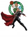 Boston Celtics Thor Logo Sticker Heat Transfer