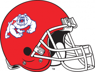 Fresno State Bulldogs 1992-2005 Helmet Logo decal sticker