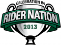 Saskatchewan Roughriders 2013 Champion Logo