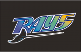 Tampa Bay Rays 1999-2000 Batting Practice Logo Sticker Heat Transfer