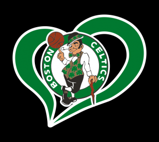 Boston Celtics Heart Logo decal sticker