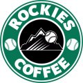 Colorado Rockies Starbucks Coffee Logo Sticker Heat Transfer
