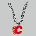 Calgary Flames Necklace logo decal sticker