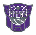 Autobots Sacramento Kings logo decal sticker