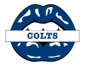 Indianapolis Colts Lips Logo Sticker Heat Transfer