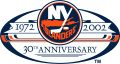 New York Islanders 2001 02 Anniversary Logo Sticker Heat Transfer