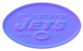Mew York Jets Colorful Embossed Logo decal sticker