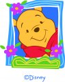 Disney Pooh Logo 10 Sticker Heat Transfer