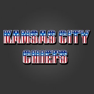 Kansas City Chiefs American Captain Logo Sticker Heat Transfer