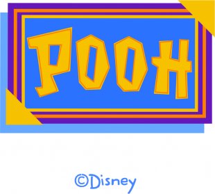 Disney Pooh Logo 08 decal sticker