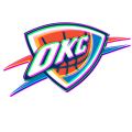 Phantom Oklahoma City Thunder logo decal sticker