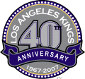 Los Angeles Kings 2006 07 Anniversary Logo decal sticker