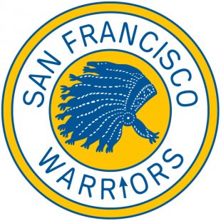 Golden State Warriors 1962-1968 Primary Logo decal sticker