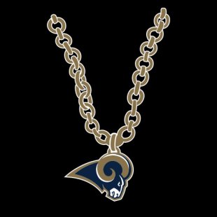 Los Angeles Rams Necklace logo decal sticker