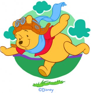 Disney Pooh Logo 11 Sticker Heat Transfer