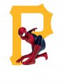 Pittsburgh Pirates Spider Man Logo Sticker Heat Transfer