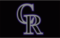 Colorado Rockies 2007-2012 Batting Practice Logo Sticker Heat Transfer
