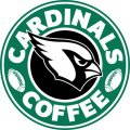 Arizona Cardinals starbucks coffee logo decal sticker