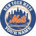 New York Mets Customized Logo Sticker Heat Transfer