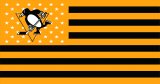 Pittsburgh Penguins Flag001 logo Sticker Heat Transfer