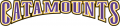 Western Carolina Catamounts 1996-2007 Wordmark Logo 03 Sticker Heat Transfer