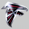 Atlanta Falcons Stainless steel logo Sticker Heat Transfer