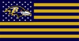 Baltimore Ravens Flag001 logo decal sticker