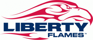 Liberty Flames 2004-2012 Primary Logo Sticker Heat Transfer