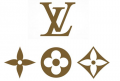 Louis Vuitton logo 04 decal sticker