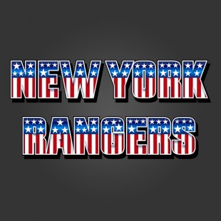 New York Rangers American Captain Logo Sticker Heat Transfer