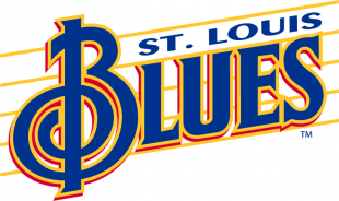 St. Louis Blues 1995 96-1997 98 Wordmark Logo Sticker Heat Transfer