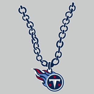 Tennessee Titans Necklace logo decal sticker