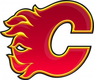 Calgary Flames Crystal Logo decal sticker